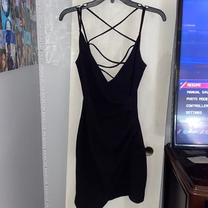 Black dress strappy in the back :)